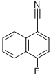 structure of CAS# 13916-99-9, 4-Fluoro-1-Naphthalenecarbonitrile;4-Fluoronaphthalene-1-Carbonitrile, 1-Cyano-4-Fluoronaphthalene;4-Fluoronaphthalene-1-Carbonitrile, 97%;1-Naphthalenecarbonitrile, 4-Fluoro-