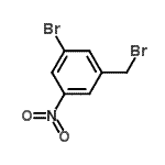 structure of CAS# 139194-80-2, 1-Bromo-3-(Bromomethyl)-5-Nitrobenzene;1-Bromo-3<wbr>-(bromome<wbr>thyl)-5-n<wbr>itrobenze<wbr>ne, 3-Bro<wbr>mo-5-(bro<wbr>momethyl)<wbr>nitrobenz<wbr>ene;3-Bromo-5-nitrobenzyl bromide