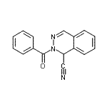 CAS#: 13925-27-4， 2-Benzoyl-1,2-Dihydro-1-Phthalazinecarbonitrile
