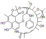 CAS#: 13929-39-0， 4-O-[2-Oxo-2-(Phenylamino)Ethyl]Rifamycin