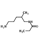 CAS#: 139423-38-4， N-(5-Amino-2-Methylpentyl)Propanamide