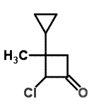 CAS#: 139537-52-3， 2-Chloro-3-Cyclopropyl-3-Methylcyclobutanone