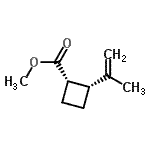 CAS#: 139561-15-2， Methyl (1S,2R)-2-Isopropenylcyclobutanecarboxylate