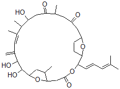 CAS#: 139594-87-9， Amphidinolide F