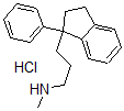CAS#: 13972-95-7， N-Methyl-3-(1-phenyl-1-indanyl)propan-1-amine hydrochloride