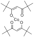 结构式 CAS# 13986-53-3, (T-4)-二(2,2,6,6-四甲基-3,5-庚烷二酮)-钴