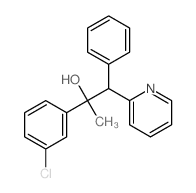 CAS#: 13997-39-2, 1-(3-Chlorophenyl)-1-Methyl-2-Phenyl-2-(2-Pyridine)Ethanol