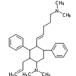 CAS#: 14028-80-9， 2-Allyl-4-[(1E)-5-(Dimethylamino)-1-Penten-1-Yl]-N,N-Dimethyl-3,5-Diphenylcyclohexanamine