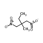 structure of CAS# 14035-97-3, 2-Methyl-1-Nitro-2-(Nitromethyl)Butane;2-methyl-1-nitro-2-(nitromethyl)butane