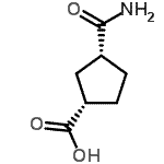 CAS#: 140386-94-3， (1S,3R)-3-Carbamoylcyclopentanecarboxylic Acid