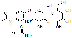 CAS#: 140440-47-7， N-[4-[(2S,3R,4R,5S,6R)-3,4-Dihydroxy-6-(Hydroxymethyl)-5-[(2S,3R,4S,5R,6R)-3,4,5-Trihydroxy-6-(Hydroxymethyl)Oxan-2-Yl]Oxyoxan-2-Yl]Oxyphenyl]Prop-2-Enamide, Prop-2-Enamide