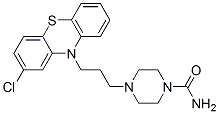 CAS#: 14053-35-1， 4-[3-(2-Chloro-10H-Phenothiazin-10-Yl)Propyl]Piperazine-1-Carboxamide