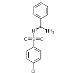 CAS 登录号：14067-79-9， N'-[(4-氯苯基)磺酰基]苯甲脒
