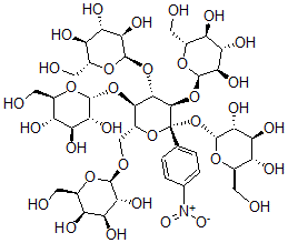 CAS#: 140694-63-9， (2R,3S,4S,5R,6R)-2-(Hydroxymethyl)-6-[(2R,3R,4S,5R,6R)-2-(4-Nitrophenyl)-2,3,5-Tris[[(2R,3R,4S,5S,6R)-3,4,5-Trihydroxy-6-(Hydroxymethyl)Oxan-2-Yl]Oxy]-6-[[(2R,3R,4S,5S,6R)-3,4,5-Trihydroxy-6-(Hydroxymethyl)Oxan-2-Yl]Oxymethyl]Oxan-4-Yl]Oxyoxane-3,4,5-Triol