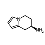 CAS#: 140848-70-0， (7R)-5,6,7,8-Tetrahydro-7-Indolizinamine