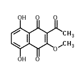 CAS#: 14090-55-2， 2-Acetyl-5,8-Dihydroxy-3-Methoxy-1,4-Naphthoquinone