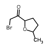 CAS#: 141072-68-6， 2-Bromo-1-(5-Methyltetrahydro-2-Furanyl)Ethanone