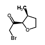 CAS#: 141072-98-2， 2-Bromo-1-[(2R,3S)-3-Methyltetrahydro-2-Furanyl]Ethanone