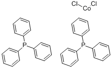 结构式 CAS# 14126-40-0, 二(三苯基膦)钴(II)氯化物