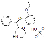 CAS#: 141425-90-3， Reboxetine mesylate