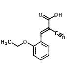 CAS#: 141426-09-7， (2E)-2-Cyano-3-(2-Ethoxyphenyl)Acrylic Acid