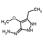 CAS#: 141500-15-4， (3E)-5-Ethyl-3-Hydrazono-4-Methoxy-2,3-Dihydro-1H-Pyrazole