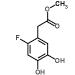 CAS#: 141523-25-3， Methyl (2-Fluoro-4,5-Dihydroxyphenyl)Acetate