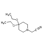 CAS#: 141529-07-9， (4,4-Diethoxy-1-Piperidinyl)Acetonitrile
