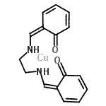 CAS#: 14167-15-8， (6Z,6'Z)-6,6'-{1,2-Ethanediylbis[Imino(Z)Methylylidene]}Bis(2,4-Cyclohexadien-1-One) - Copper (1:1)