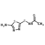 CAS#: 141722-21-6， N-[(5-Amino-1,3,4-Thiadiazol-2-Yl)Sulfanyl]Acetamide