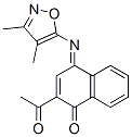 CAS#: 141723-90-2， [(4E)-4-[(3,4-Dimethyl-1,2-Oxazol-5-Yl)Imino]-1-Oxonaphthalen-2-Yl] Acetate