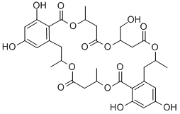 CAS#: 141731-75-1， (7R-(7R*,11R*,15R*,23R*,27*))-7,8,11,12,15,16,23,24,27,28-Decahydro-2,4,18,20-Tetrahydroxy-11-(Hydroxymethyl)-7,15,23,27-Tetramethyl-5H,9H,13H,21H,25H-Dibenzo(k,u)(1,5,9,15,19)Pentaoxacyclotetracosin-5,9,13,21,25-Pentone