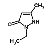 CAS#: 141762-99-4， 2-Ethyl-5-Methyl-1,2-Dihydro-3H-Pyrazol-3-One