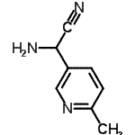 CAS 登录号：141775-36-2， 2-氨基-2-(6-甲基-3-吡啶基)乙腈