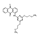 CAS#: 14179-98-7， 1-{[4,6-Bis(2-Methoxyethoxy)-1,3,5-Triazin-2-Yl]Amino}-9,10-Anthraquinone