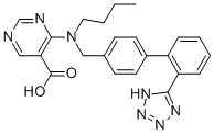 CAS#: 141872-46-0， 4-[Butyl-[[4-[2-(2H-Tetrazol-5-Yl)Phenyl]Phenyl]Methyl]Amino]Pyrimidine-5-Carboxylic Acid