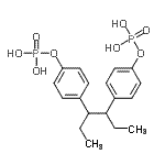 CAS#: 14188-82-0， 3,4-Hexanediyldi-4,1-Phenylene Bis[Dihydrogen (Phosphate)]