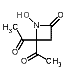 CAS#: 141942-33-8， 4,4-Diacetyl-1-Hydroxy-2-Azetidinone