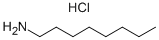 structure of CAS# 142-95-0, 1-Octanamine Hydrochloride (1:1);Octylamine Hydrochloride;Nsc210912;1-Octanamine, Hydrochloride