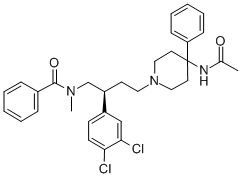 CAS#: 142001-63-6， N-[(2S)-4-(4-Acetamido-4-Phenylpiperidin-1-Yl)-2-(3,4-Dichlorophenyl)Butyl]-N-Methylbenzamide