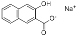 结构式 CAS# 14206-62-3, 2-羟基-3-萘甲酸钠盐