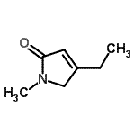 CAS#: 142109-24-8， 4-Ethyl-1-Methyl-1,5-Dihydro-2H-Pyrrol-2-One