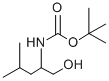 structure of CAS# 142121-48-0, N-[1-(Hydroxymethyl)-3-Methylbutyl]-Carbamic Acid 1,1-Dimethylethyl Ester;(R)-N-(Tert-Butoxycarbonyl)Leucinol;BOC-D-LEUCINOL  97;N-BOC-DL-LEUCINOL