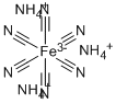 CAS 登录号：14221-48-8， 铁氰化铵