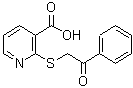 CAS#: 142221-23-6， 2-[(2-Oxo-2-Phenylethyl)Sulfanyl]Nicotinic Acid