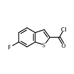 CAS#: 142329-20-2， 6-Fluoro-1-Benzothiophene-2-Carbonyl Chloride