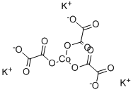 structure of CAS# 14239-07-7, Potassium Tris(Oxalato)Cobaltate(III);POTASSIUM TRIOXALATOCOBALTATE (III);POTASSIUM TRIOXALATOCOBALTIATE;COBALT POTASSIUM OXALATE