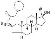 CAS#: 142546-47-2， (2-beta,5-alpha,17-alpha)-2-Ethynyl-alpha-Norpregn-20-Yne-2,17-Diol 2-(1-Piperidineacetate)