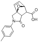 structure of CAS# 14261-91-7, 4-Oxo-3-p-Tolyl-10-Oxa-3-Aza-Tricyclo[5.2.1.0(1,5)]Dec-8-Ene-6-Carboxylic Acid