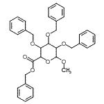 CAS#: 142797-33-9， Benzyl 6-methoxy-3,4,5-tris(phenylmethoxy)oxane-2-carboxylate